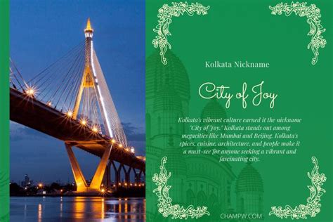 city of joy nickname|15 Famous Kolkata Nicknames: The Local Identity Of This City.